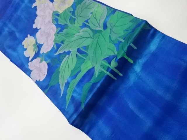 花模様織出し名古屋帯